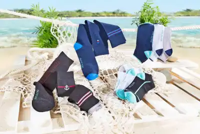 Socks from recycled fishing nets become commercially available