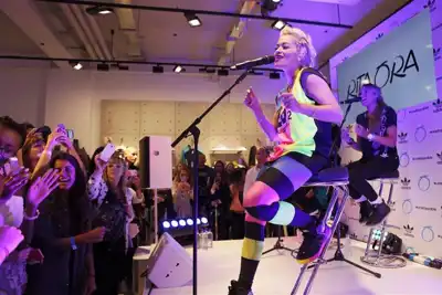 Rita Ora joins adidas promotion trail