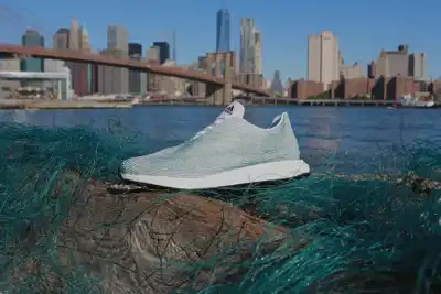 Adidas unveils shoe made from recycled ocean waste