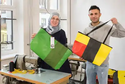 Vaude’s upcycling workshop is about more than reducing waste