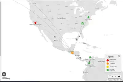 Interactive maps trace VF’s supply chain footprint