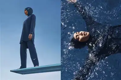 Swimwear collection combines performance and modesty