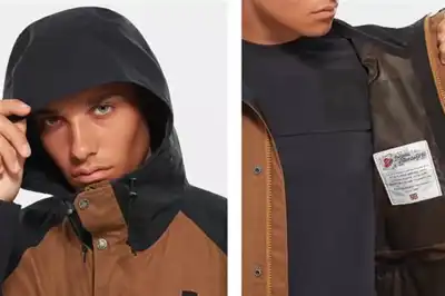 Iconic British waxed fabric in North Face collection