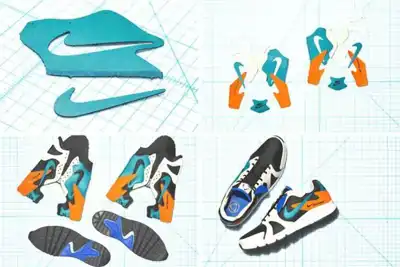 Shoe composed of offcuts embraces efficiency challenge