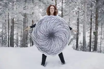 Charity auction for dresses that use Spinnova bio-fibre