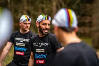 Belgian brand to stock Santini clothing with UCI motif