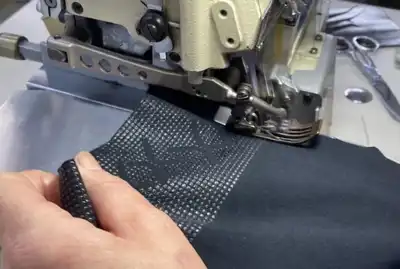 Fulgar yarn used for biodegradable cycling shorts