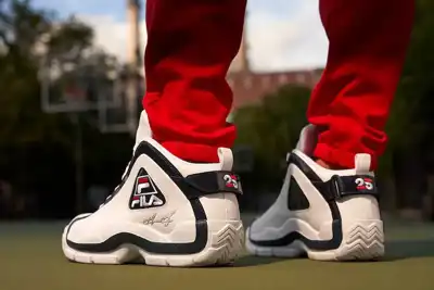 Anniversary edition of Fila basketball shoe