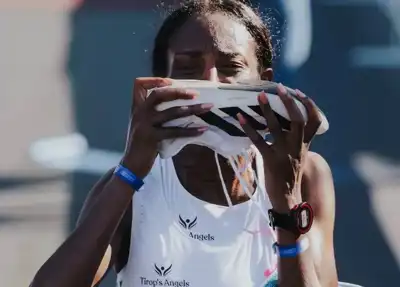 Ethiopian athlete smashes marathon record in new adidas shoe