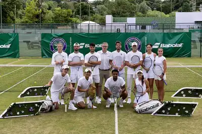 Wimbledon gathering of the champions for Babolat anniversary