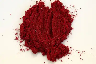 New biotech red dye