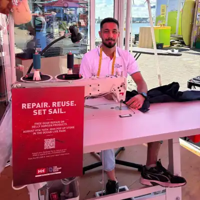 Free repair workshop works well for Helly Hansen