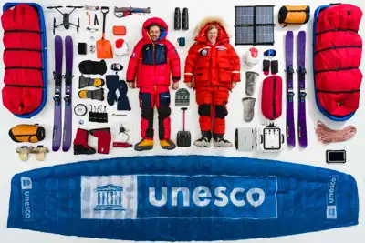 Under Antarctica snow-kite expedition underway