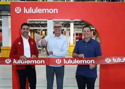 Lululemon celebrates major new distribution centre